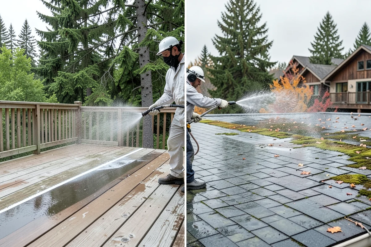 Basement Floor Cleaning in Seattle, King County, WA - Assess drainage and remove stored items from the work zone