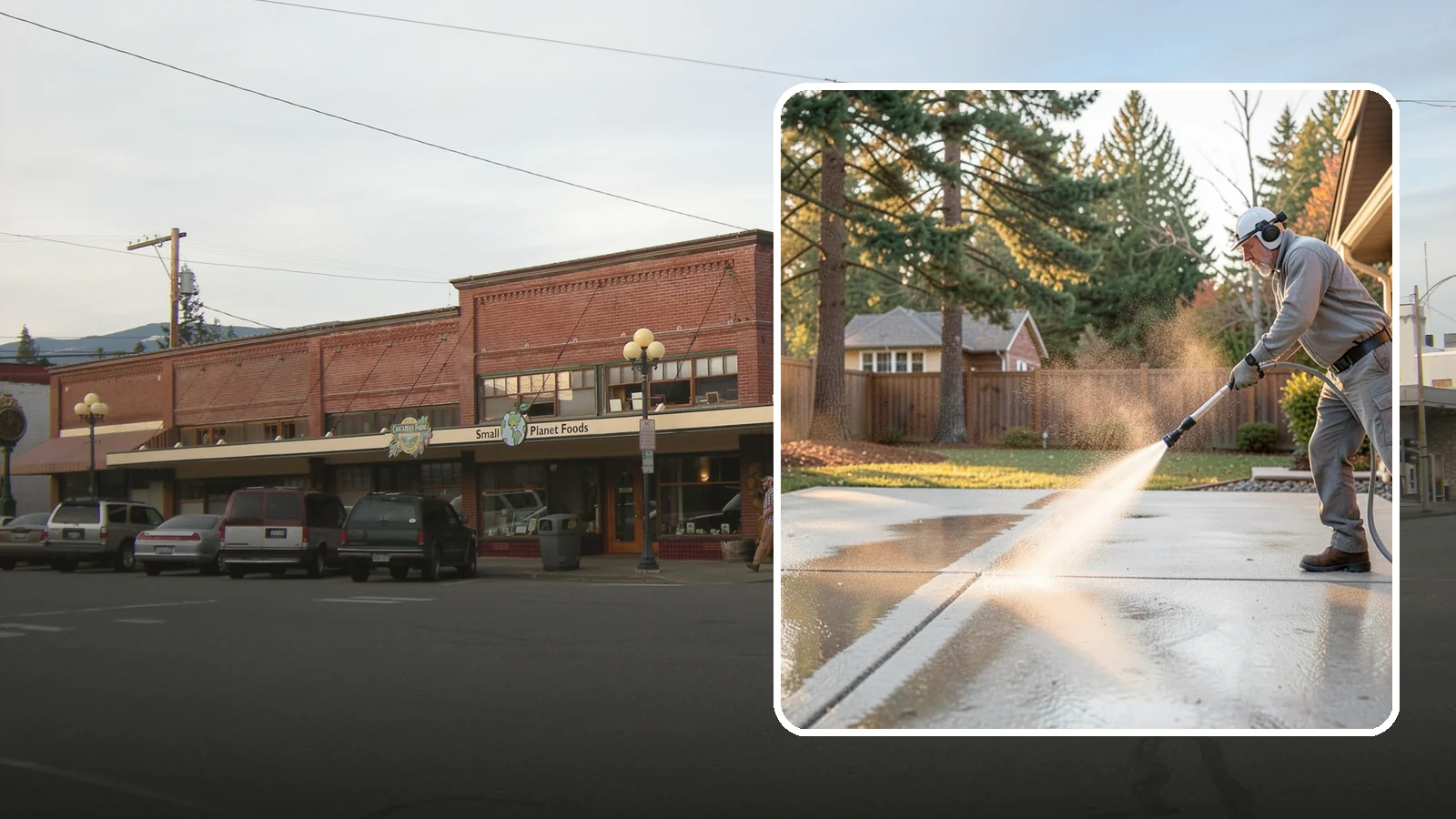 Basement Floor Cleaning in Sedro-Woolley, Skagit County, WA - Clean and deodorize damp basement concrete to control the musty buildup common in Washington's wet climate.