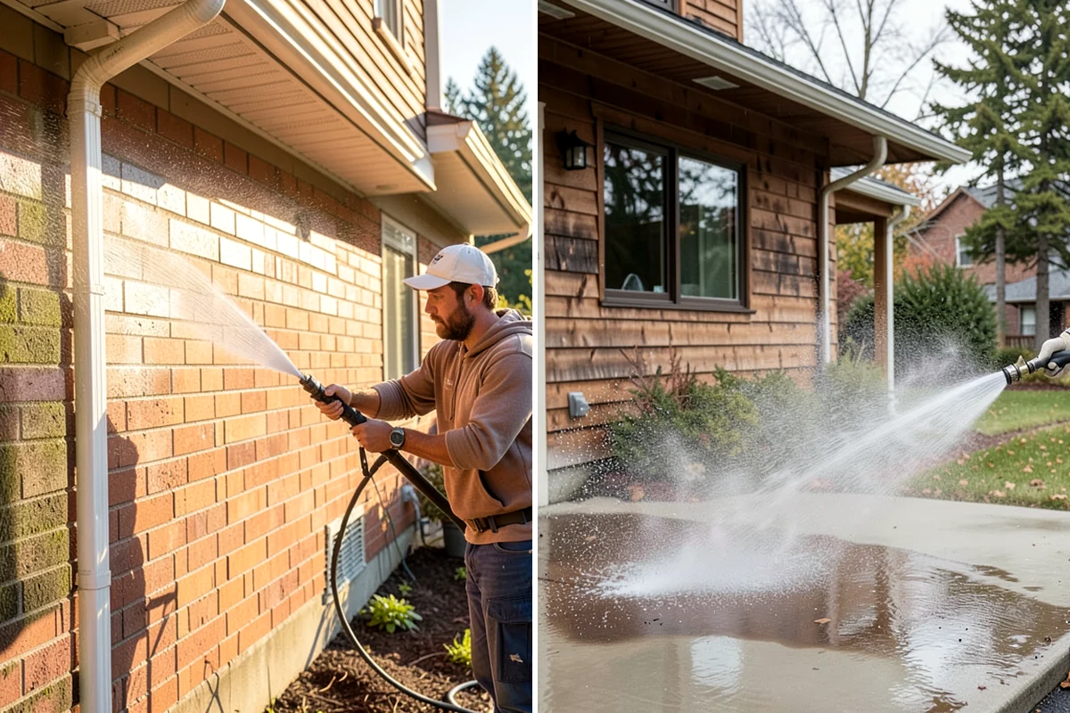 Basement Floor Cleaning in Sedro-Woolley, Skagit County, WA - Assess drainage and remove stored items from the work zone