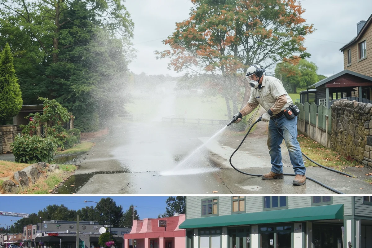 Basement Floor Cleaning in Snoqualmie, King County, WA - Cleaning during the drier summer months lets the space ventilate and dry faster, which is important for below-grade concrete...