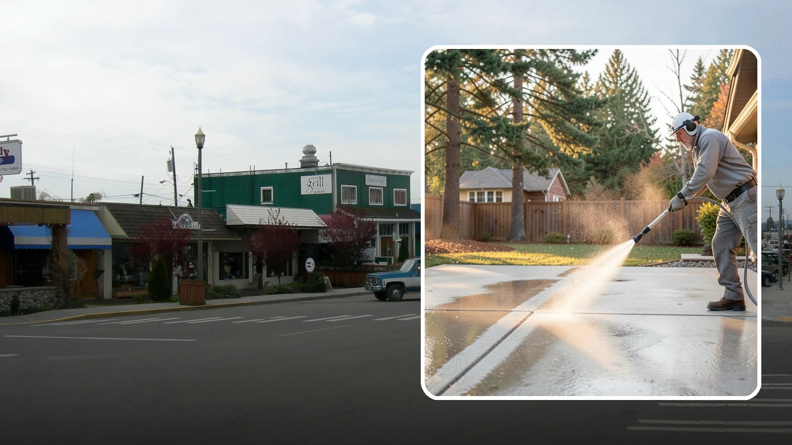 Basement Floor Cleaning in Stanwood, Snohomish County, WA - Clean and deodorize damp basement concrete to control the musty buildup common in Washington's wet climate.