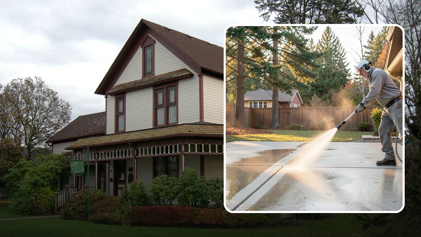 Basement Floor Cleaning in Sumner, Pierce County, WA - Clean and deodorize damp basement concrete to control the musty buildup common in Washington's wet climate.