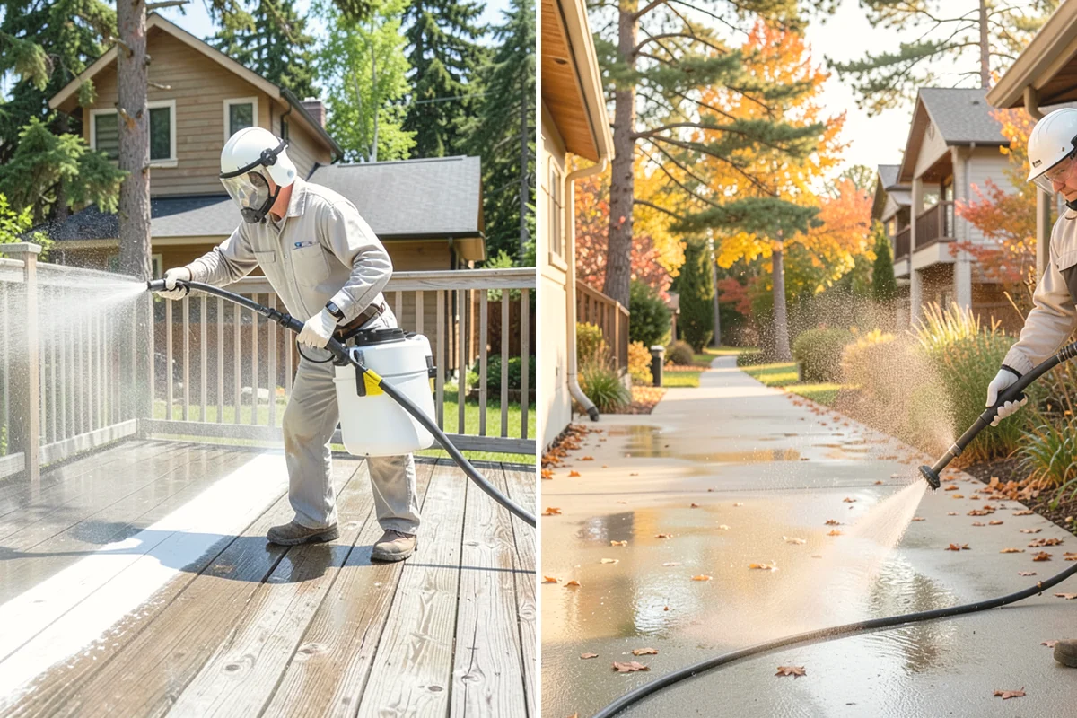 Basement Floor Cleaning in Tukwila, King County, WA - Assess drainage and remove stored items from the work zone