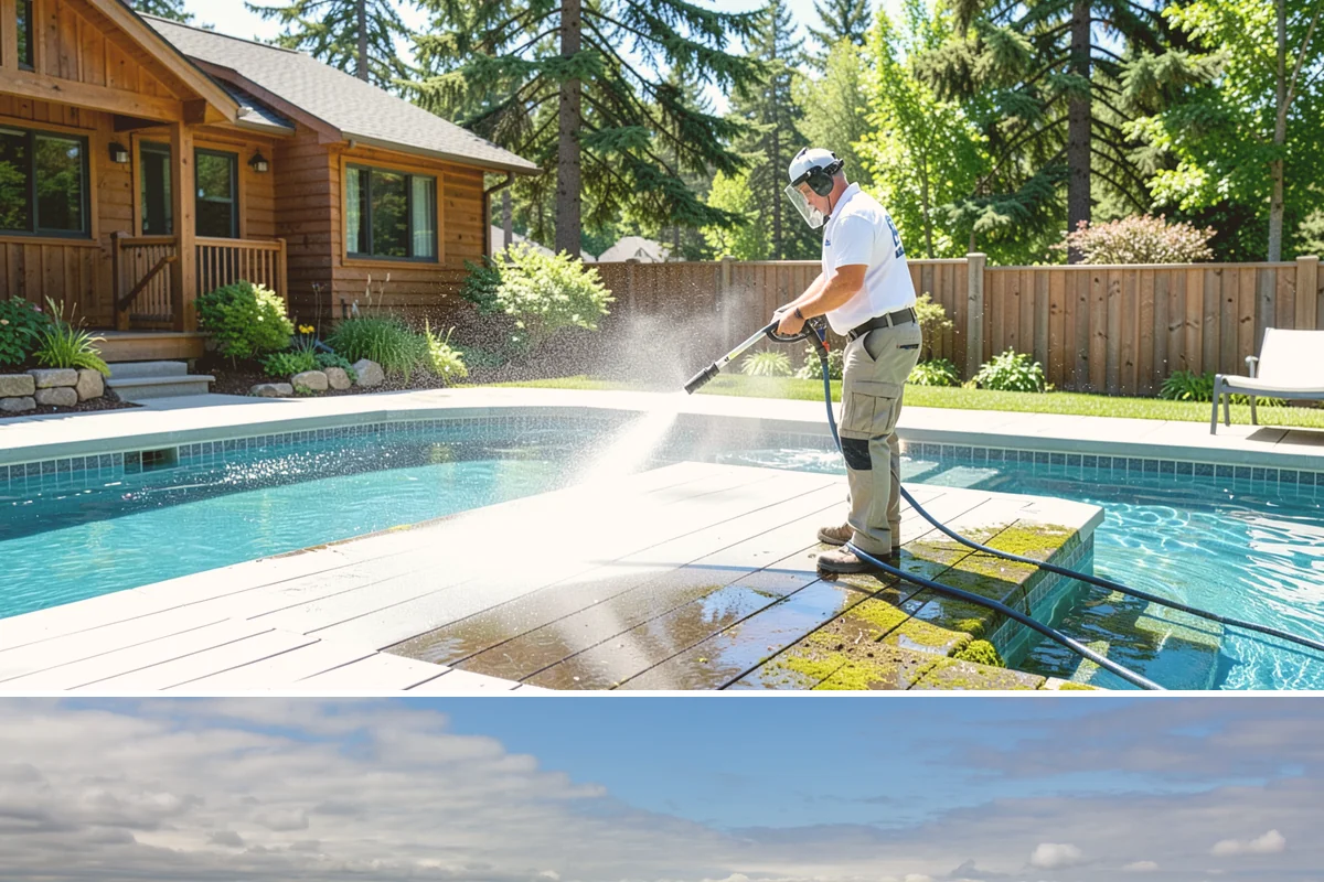 Basement Floor Cleaning in University Place, Pierce County, WA - Cleaning during the drier summer months lets the space ventilate and dry faster, which is important for below-grade concrete...