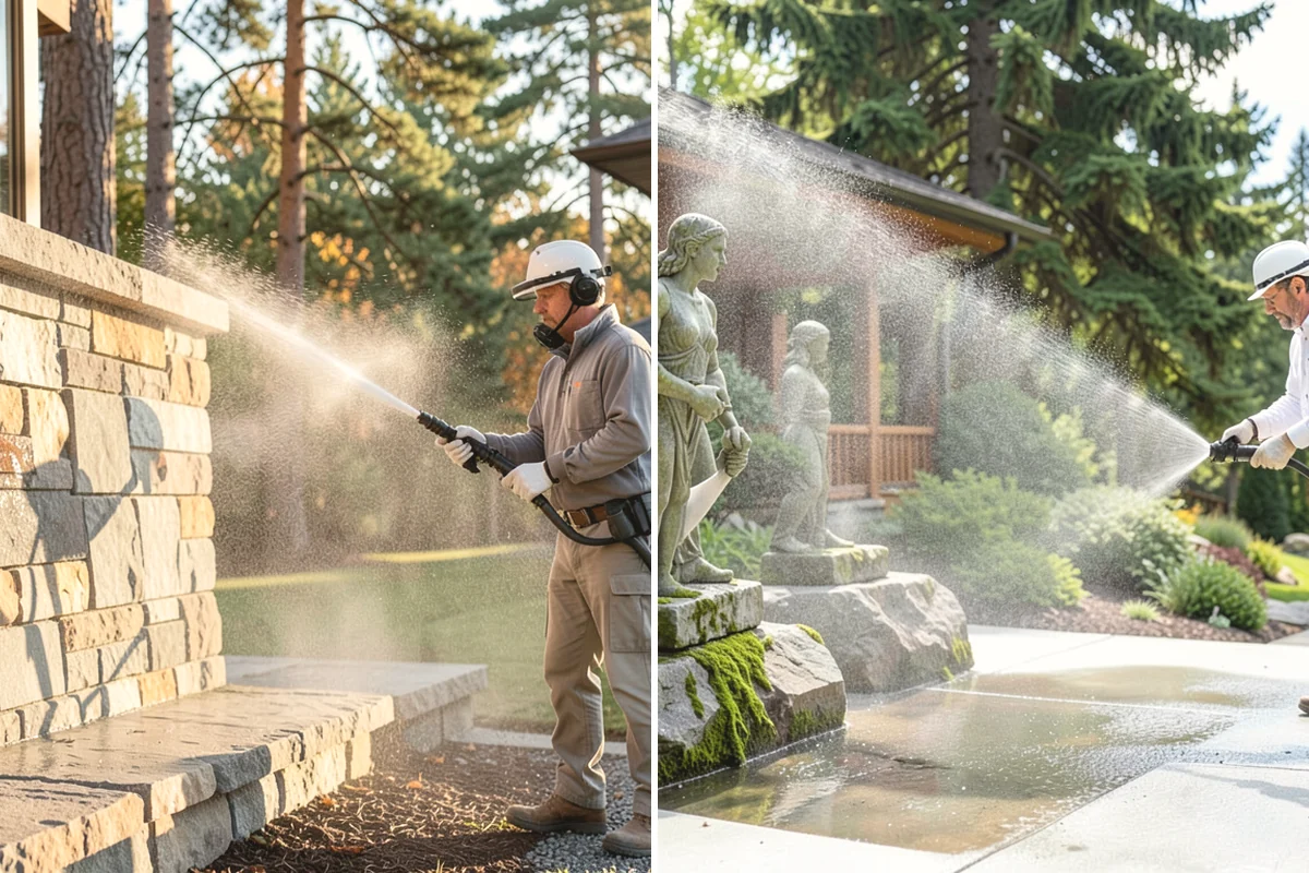 Basement Floor Cleaning in Yarrow Point, King County, WA - Assess drainage and remove stored items from the work zone