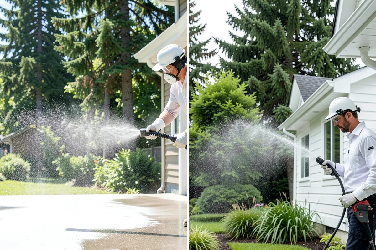 Basketball Court Cleaning in Arlington, Snohomish County, WA - Clear the court and sweep away loose debris