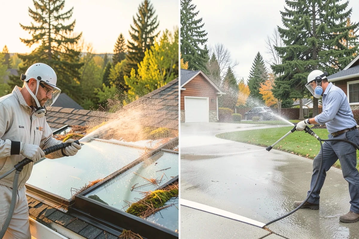Basketball Court Cleaning in Bellevue, King County, WA - Clear the court and sweep away loose debris