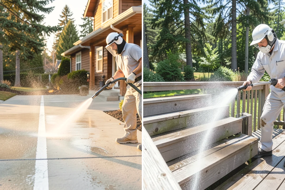 Basketball Court Cleaning in Covington, King County, WA - Clear the court and sweep away loose debris