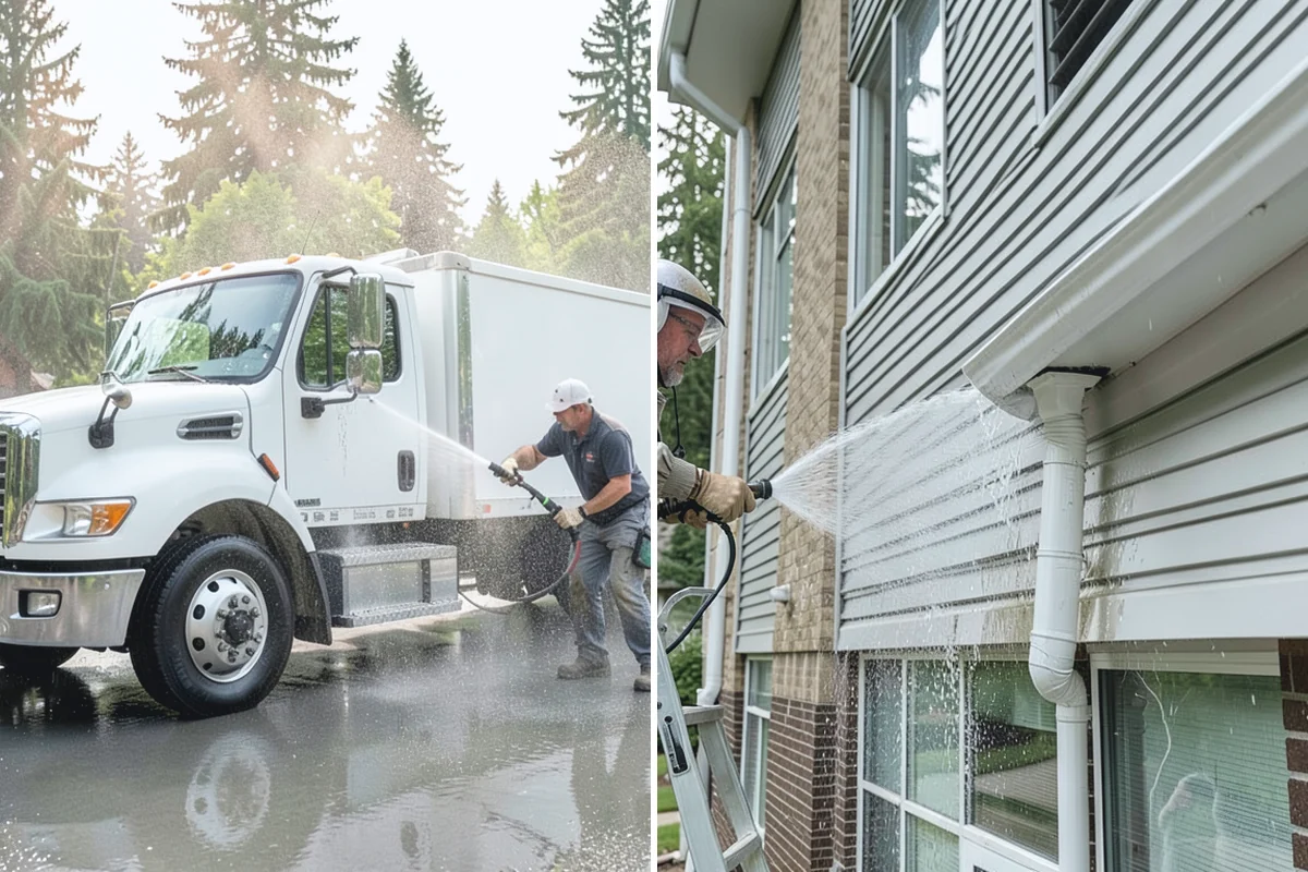 Basketball Court Cleaning in Darrington, Snohomish County, WA - Clear the court and sweep away loose debris
