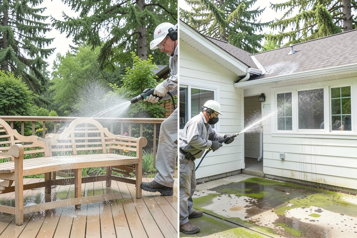 Basketball Court Cleaning in Edgewood, Pierce County, WA - Clear the court and sweep away loose debris