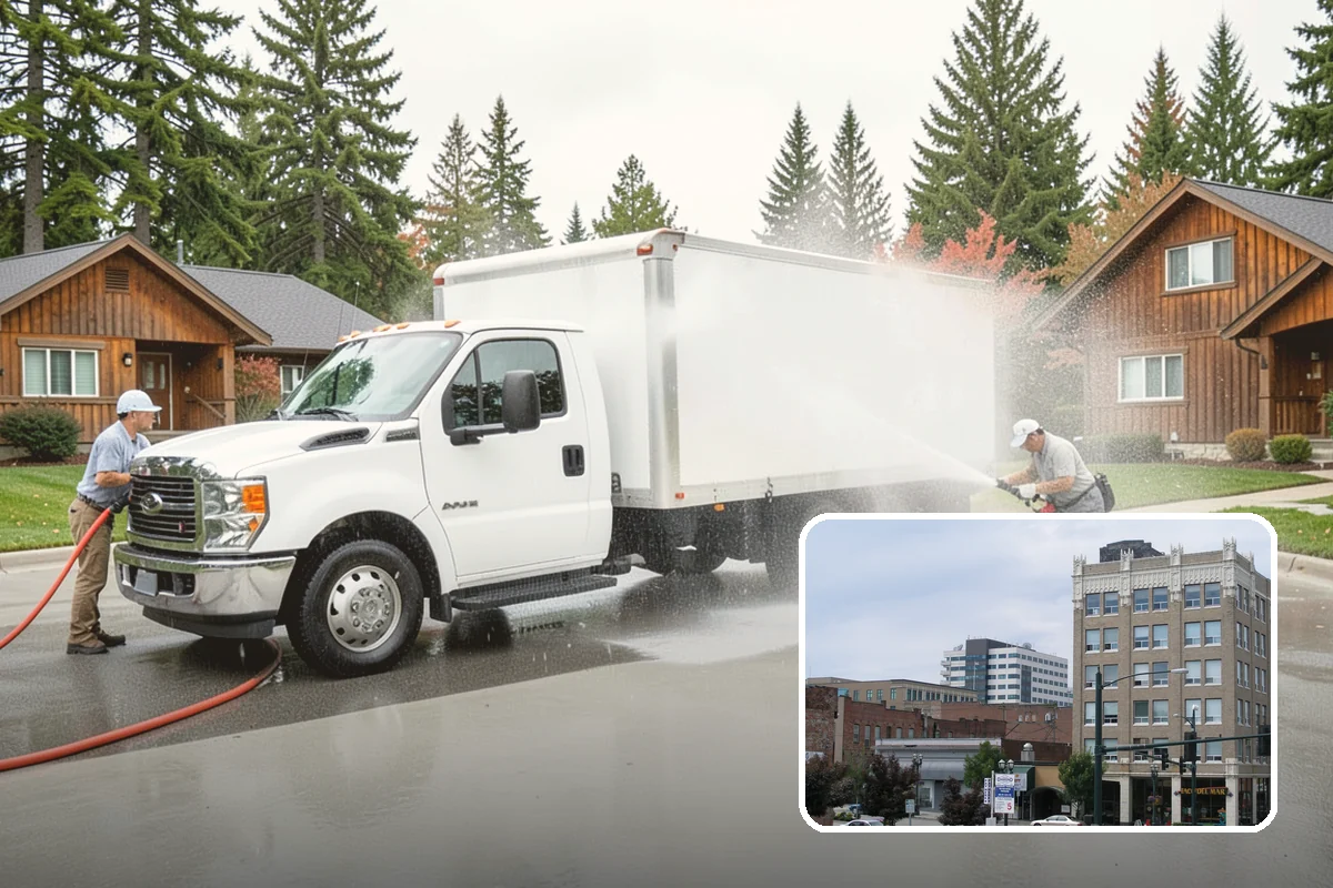 Basketball Court Cleaning in Everett, Snohomish County, WA - Restores reliable traction on a moss-slicked surface