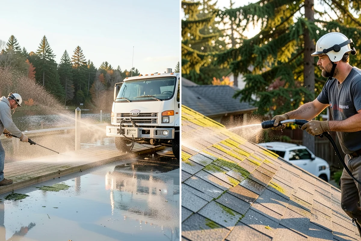 Basketball Court Cleaning in Fircrest, Pierce County, WA - Clear the court and sweep away loose debris