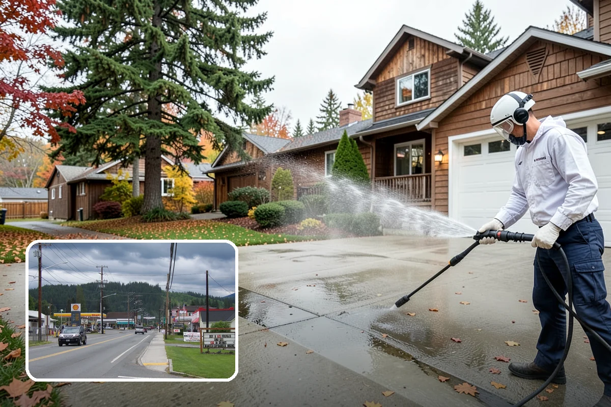 Basketball Court Cleaning in Granite Falls, Snohomish County, WA - Restores reliable traction on a moss-slicked surface