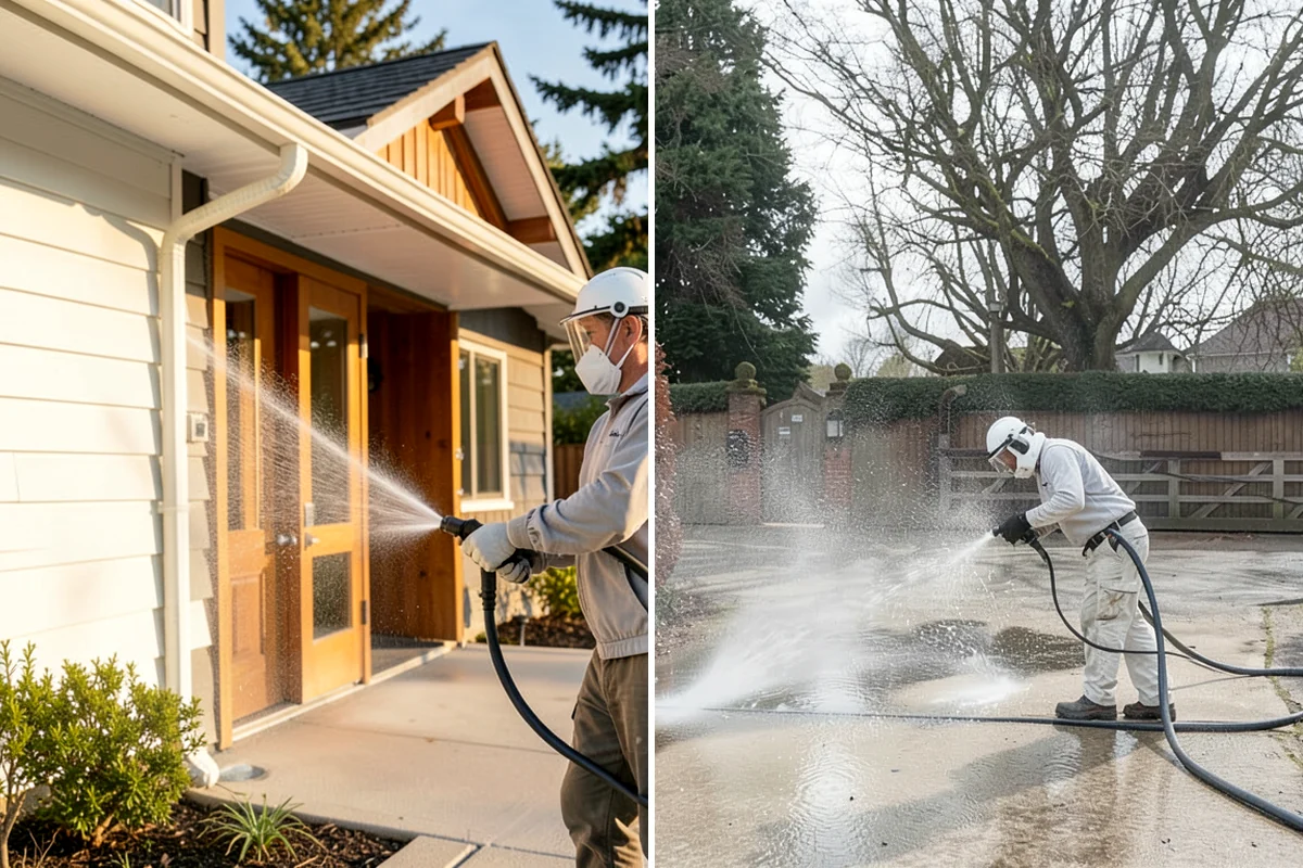 Basketball Court Cleaning in Lake Forest Park, King County, WA - Clear the court and sweep away loose debris
