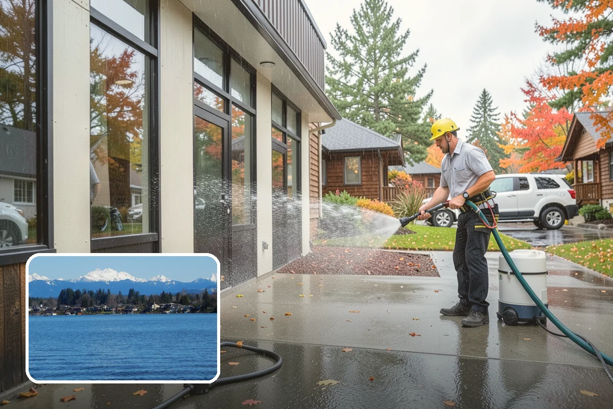 Basketball Court Cleaning in Lake Stevens, Snohomish County, WA - Restores reliable traction on a moss-slicked surface