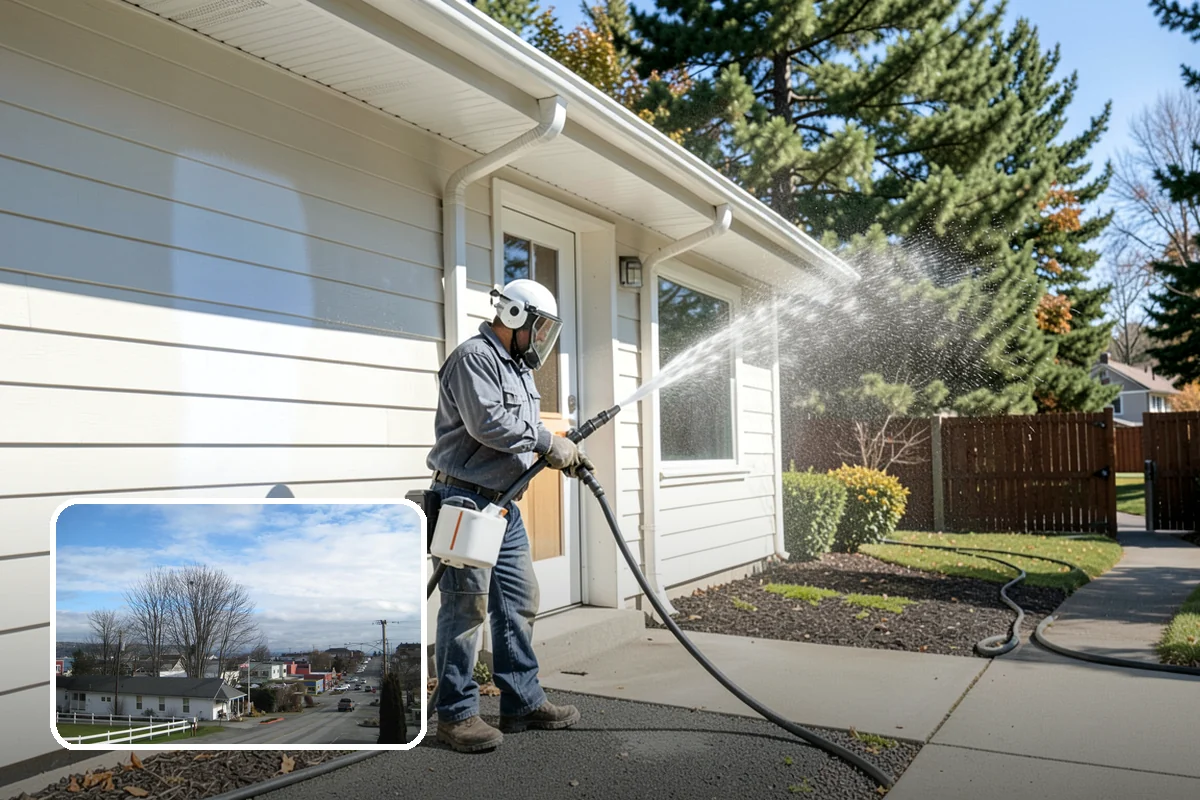 Basketball Court Cleaning in Langley, Island County, WA - Restores reliable traction on a moss-slicked surface