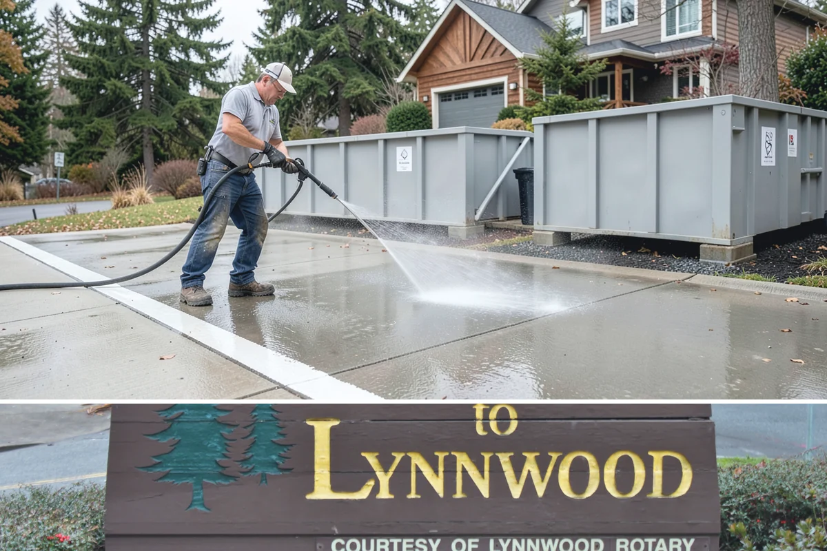 Basketball Court Cleaning in Lynnwood, Snohomish County, WA - Clean the court in late spring to shed winter moss before the outdoor playing season heats up.