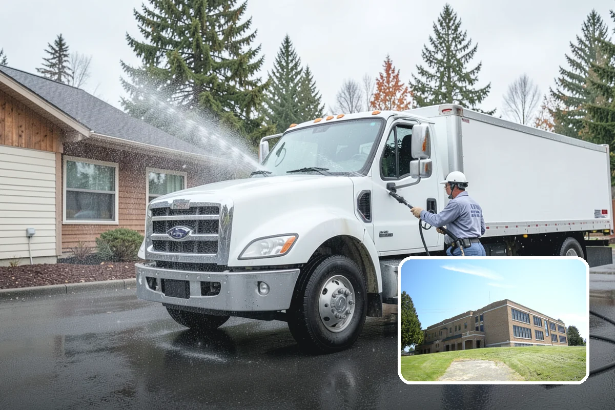 Basketball Court Cleaning in Maple Valley, King County, WA - Restores reliable traction on a moss-slicked surface