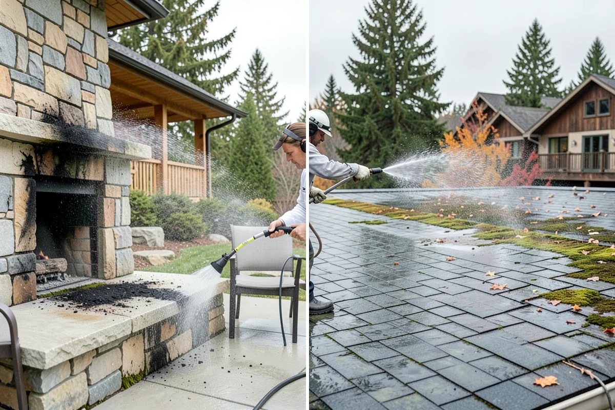 Basketball Court Cleaning in Maple Valley, King County, WA - Clear the court and sweep away loose debris
