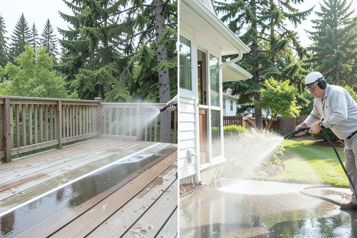 Basketball Court Cleaning in Marysville, Snohomish County, WA - Clear the court and sweep away loose debris