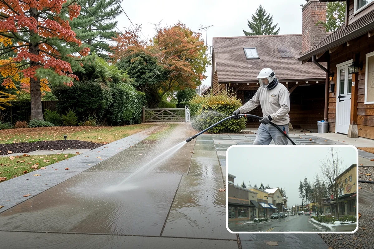 Basketball Court Cleaning in Mill Creek, Snohomish County, WA - Restores reliable traction on a moss-slicked surface