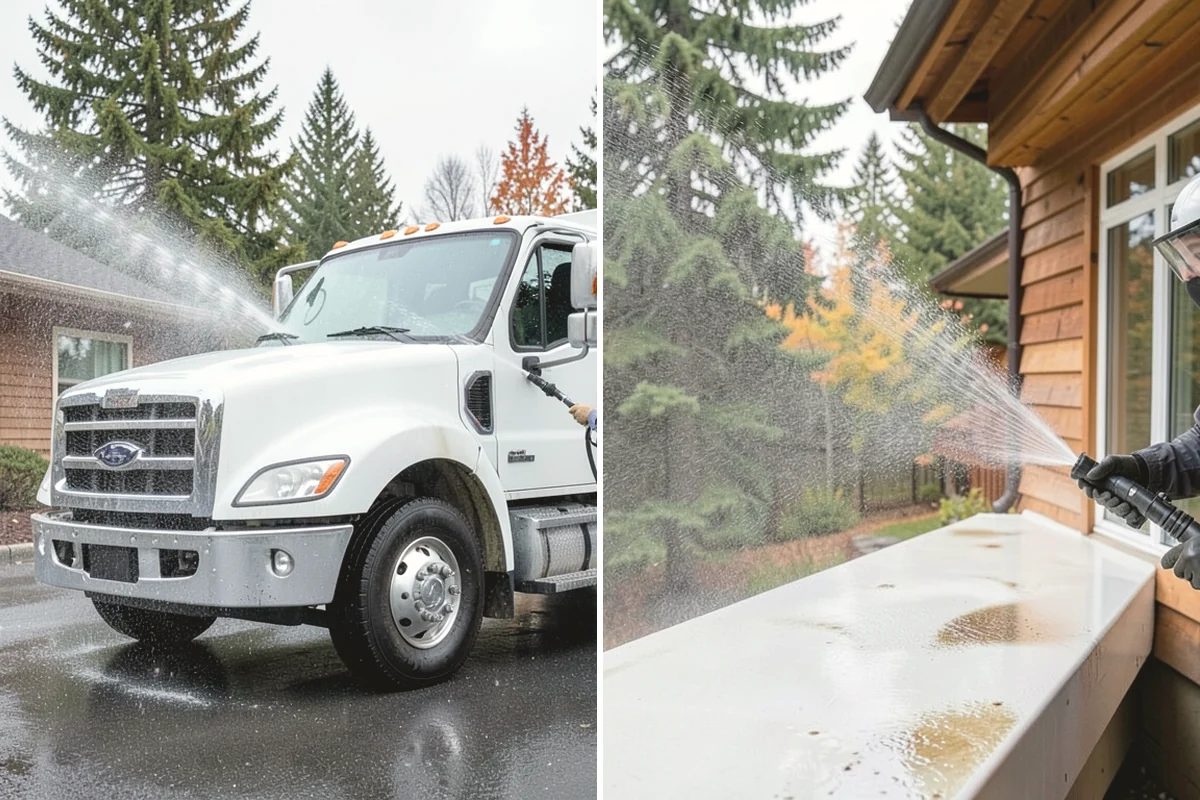 Basketball Court Cleaning in Mill Creek, Snohomish County, WA - Clear the court and sweep away loose debris