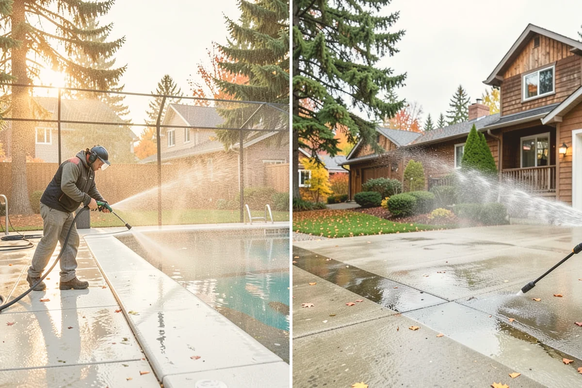 Basketball Court Cleaning in Milton, King County, WA - Clear the court and sweep away loose debris