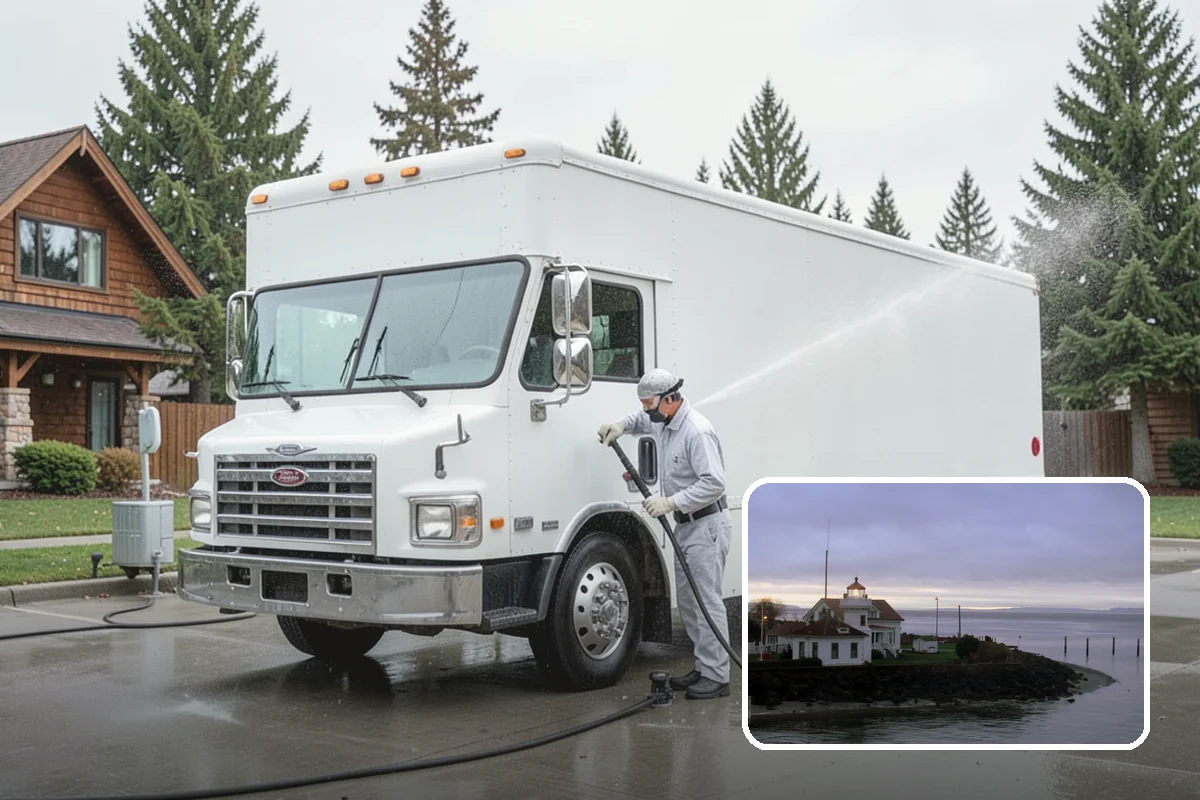 Basketball Court Cleaning in Mukilteo, Snohomish County, WA - Restores reliable traction on a moss-slicked surface