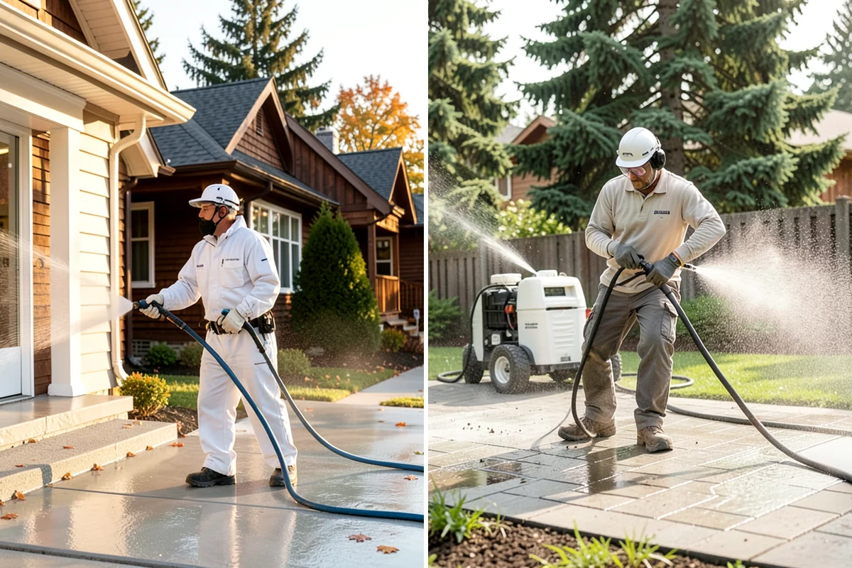 Basketball Court Cleaning in Normandy Park, King County, WA - Clear the court and sweep away loose debris