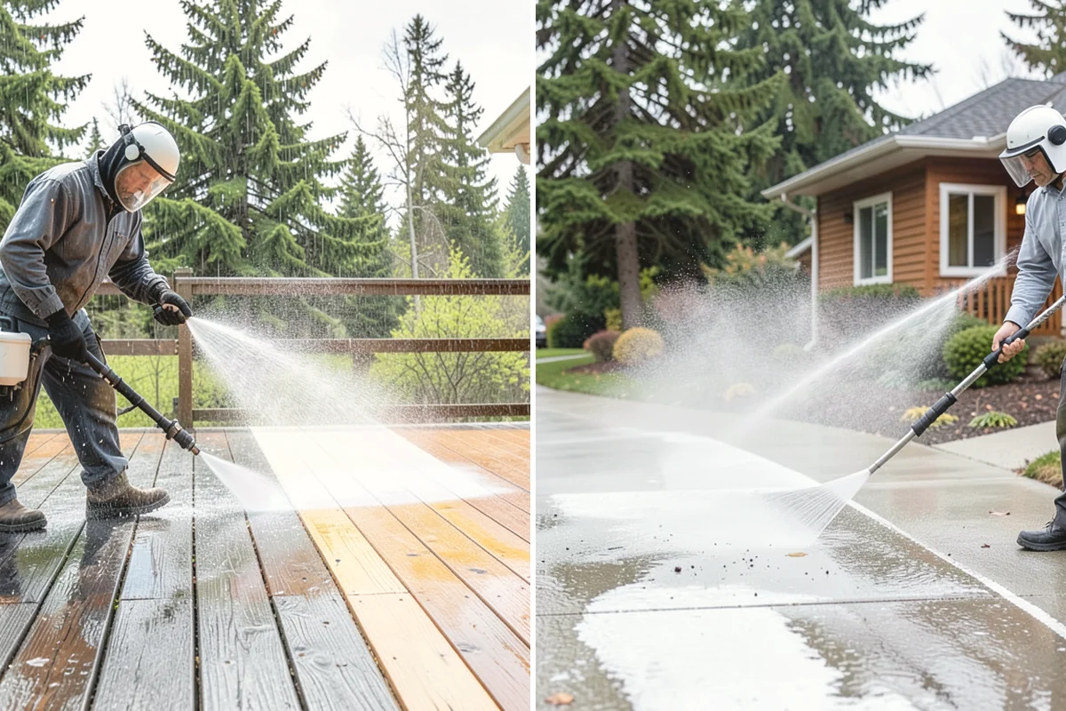 Basketball Court Cleaning in Oak Harbor, Island County, WA - Clear the court and sweep away loose debris