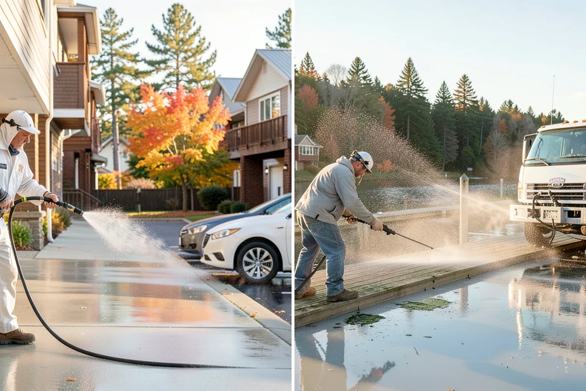 Basketball Court Cleaning in Pacific, King County, WA - Clear the court and sweep away loose debris