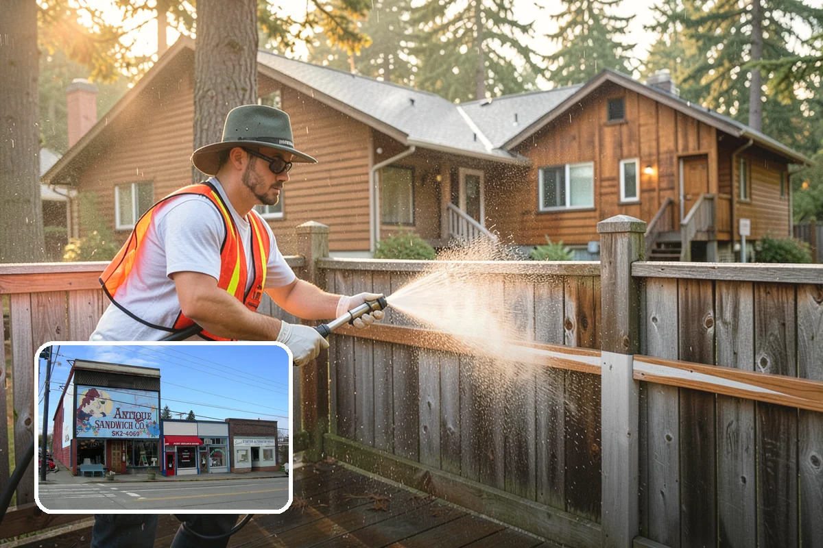 Basketball Court Cleaning in Ruston, Pierce County, WA - Restores reliable traction on a moss-slicked surface