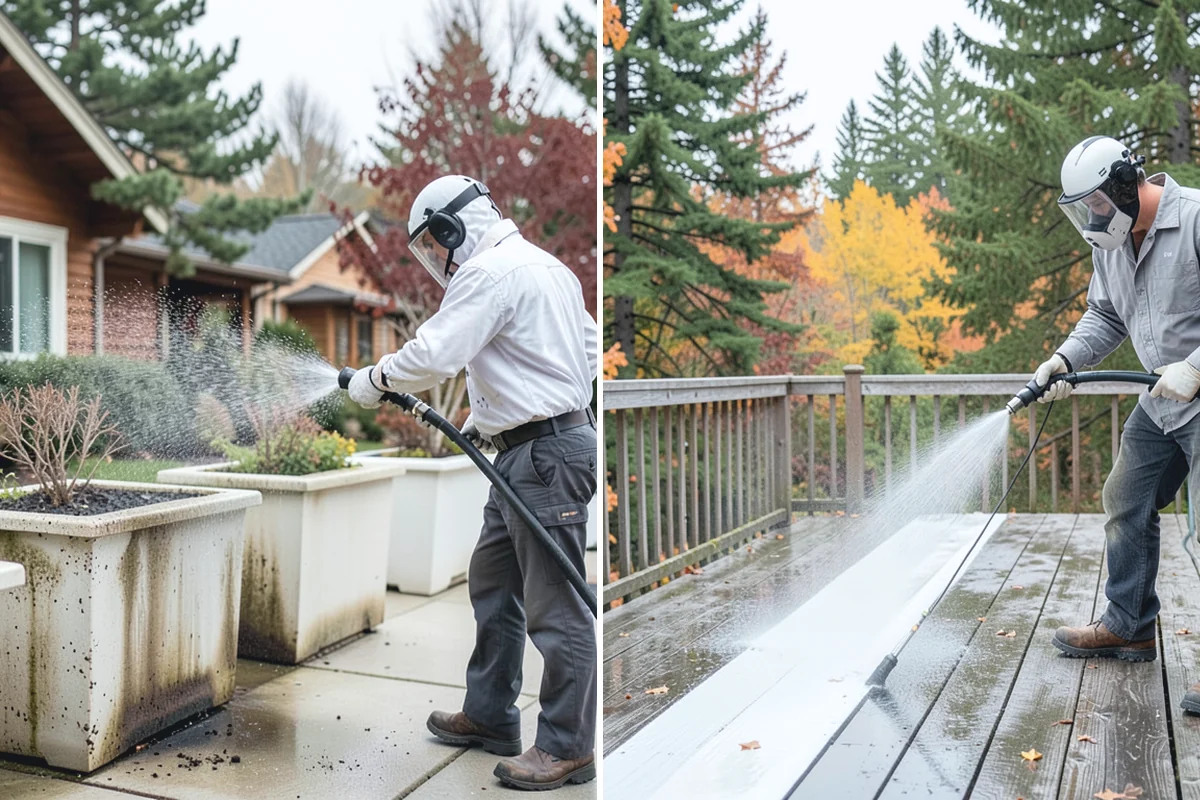 Basketball Court Cleaning in Sumner, Pierce County, WA - Clear the court and sweep away loose debris