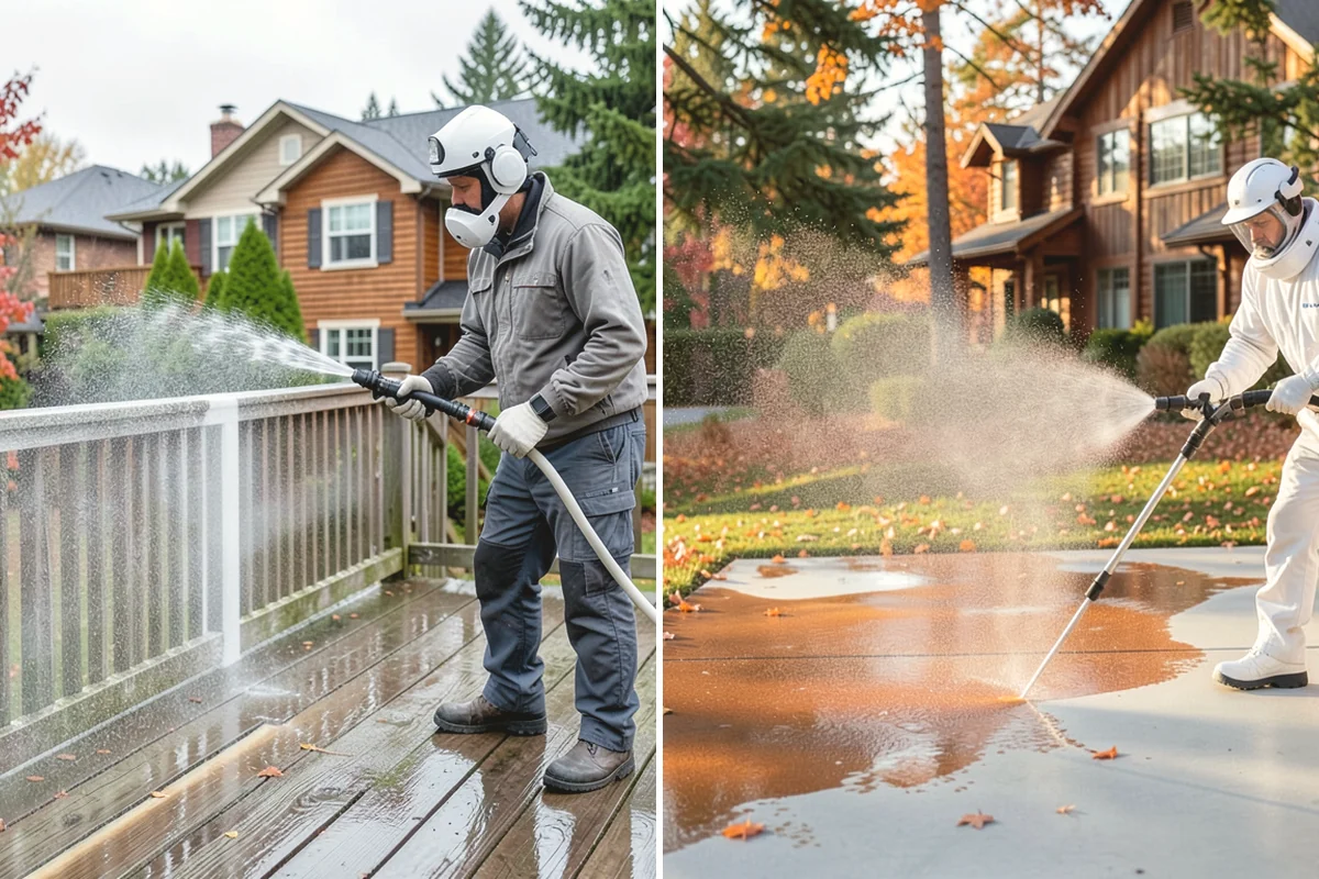 Basketball Court Cleaning in University Place, Pierce County, WA - Clear the court and sweep away loose debris