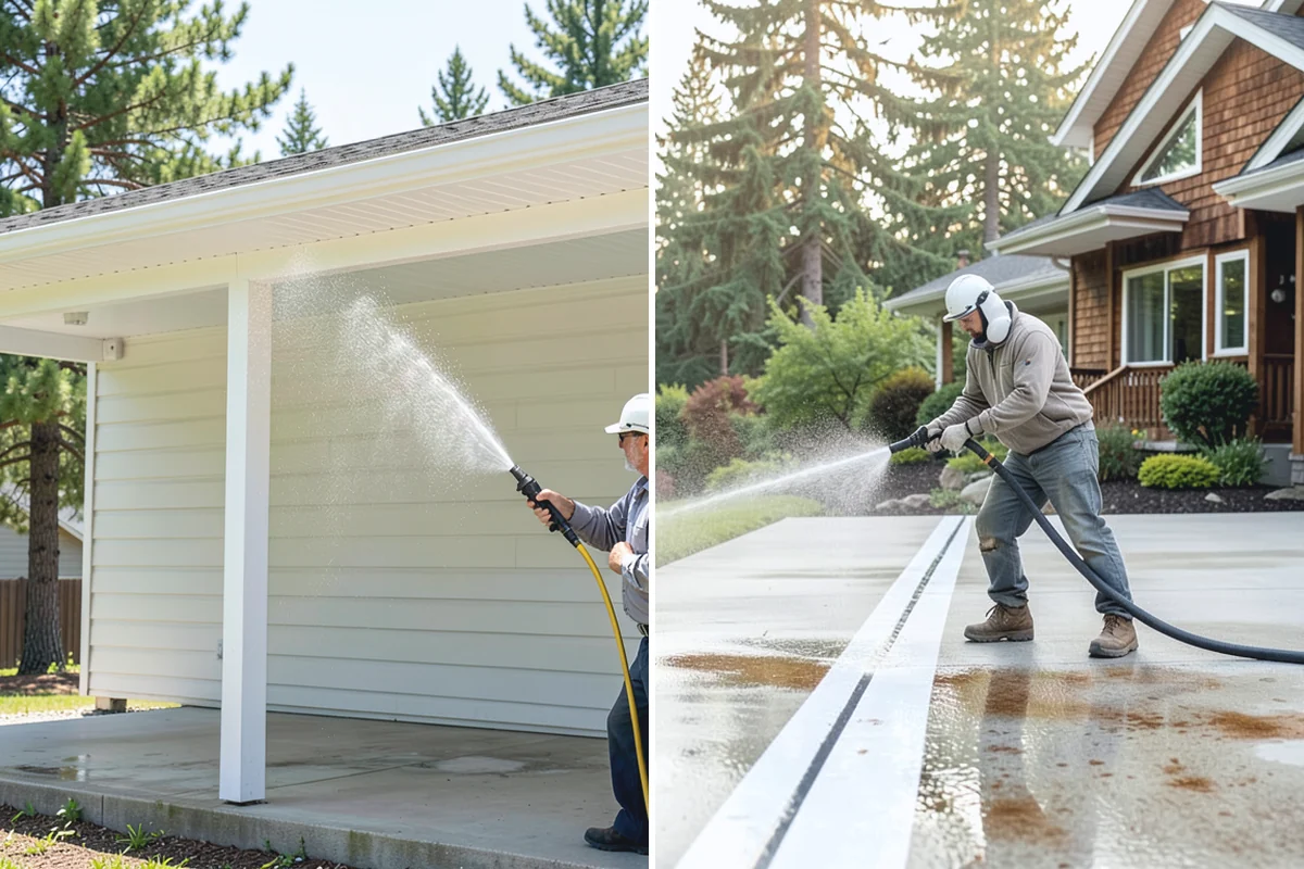 Basketball Court Cleaning in Woodinville, King County, WA - Clear the court and sweep away loose debris