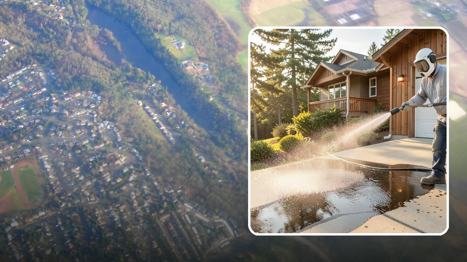 Battery Acid Stain Removal in Algona, King County, WA - Specialized neutralization and removal of battery acid stains and etching from concrete and garage floors.