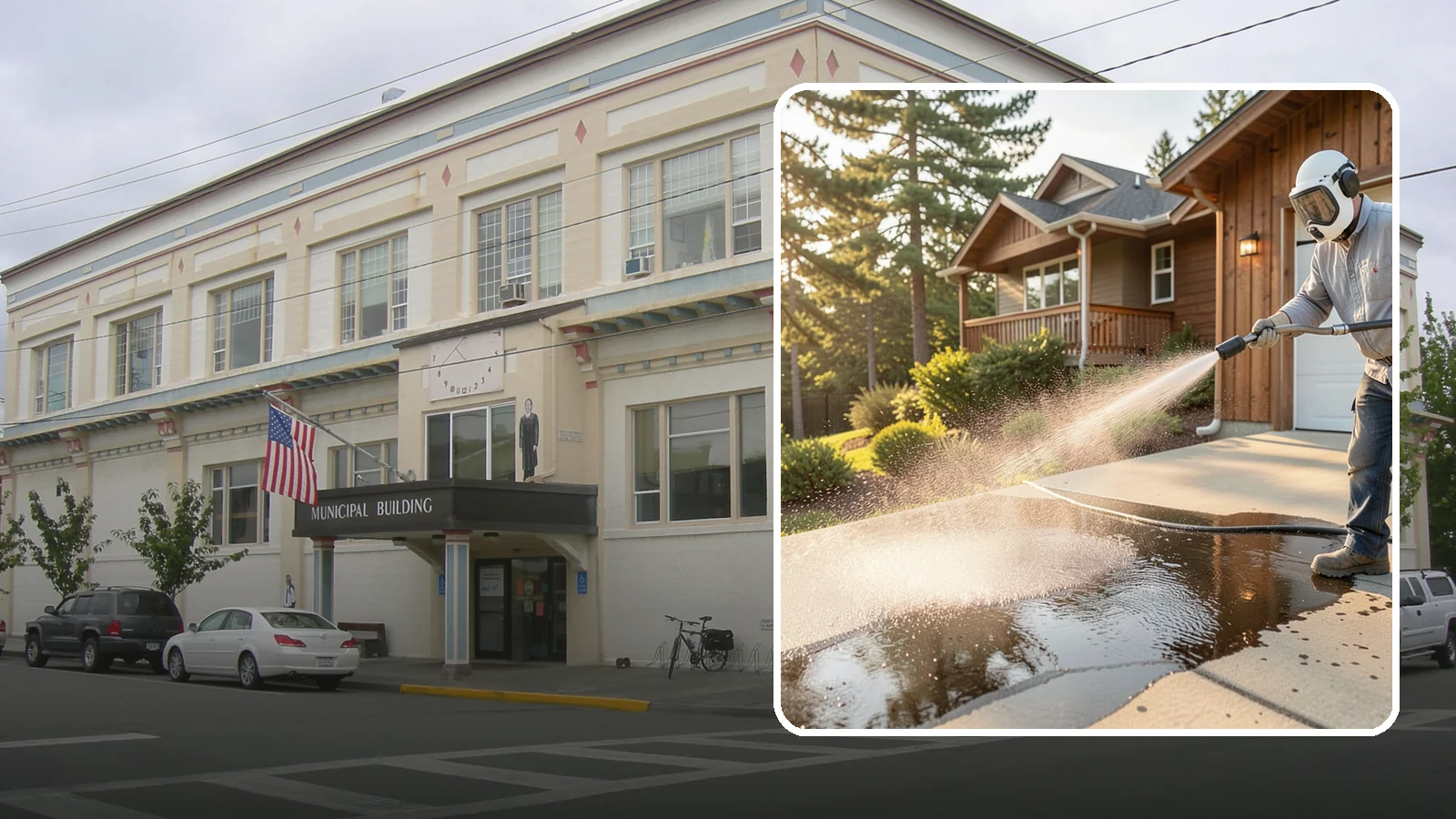 Battery Acid Stain Removal in Anacortes, Skagit County, WA - Specialized neutralization and removal of battery acid stains and etching from concrete and garage floors.