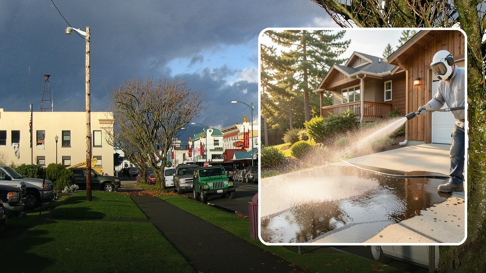Battery Acid Stain Removal in Arlington, Snohomish County, WA - Specialized neutralization and removal of battery acid stains and etching from concrete and garage floors.