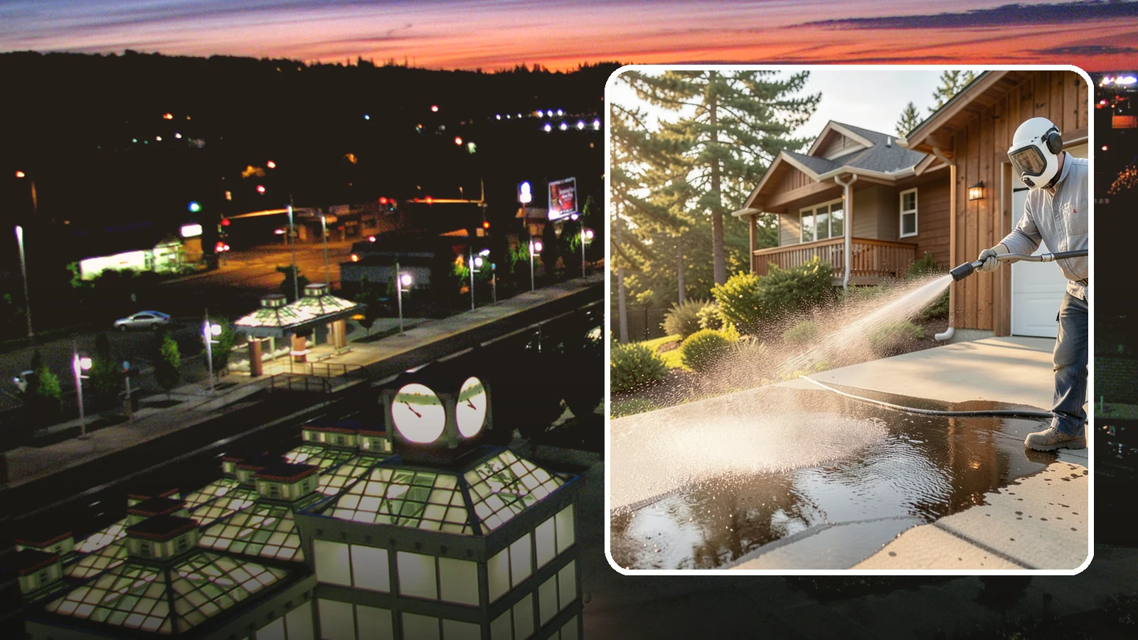 Battery Acid Stain Removal in Auburn, King County, WA - Specialized neutralization and removal of battery acid stains and etching from concrete and garage floors.