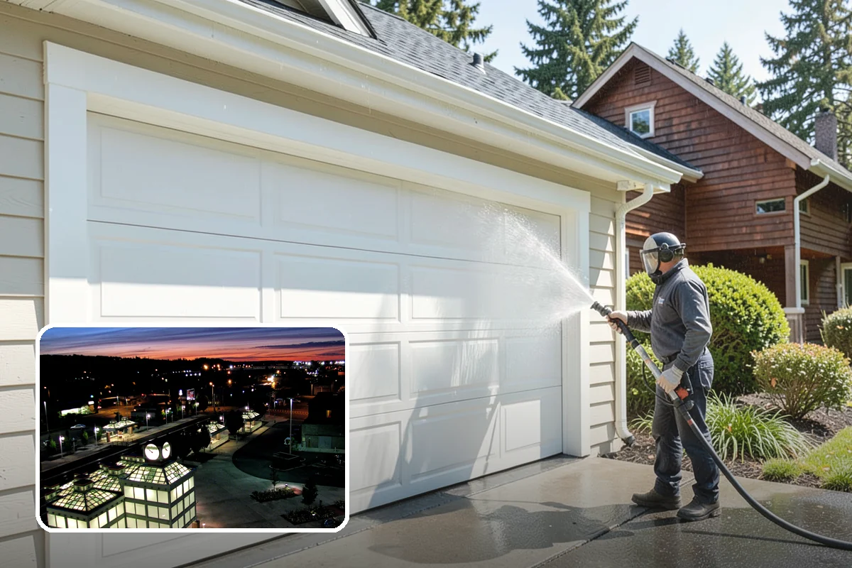 Battery Acid Stain Removal in Auburn, King County, WA - Neutralizes acid to halt ongoing concrete damage