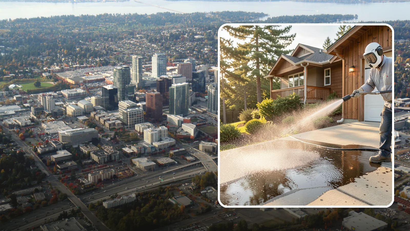 Battery Acid Stain Removal in Bellevue, King County, WA - Specialized neutralization and removal of battery acid stains and etching from concrete and garage floors.