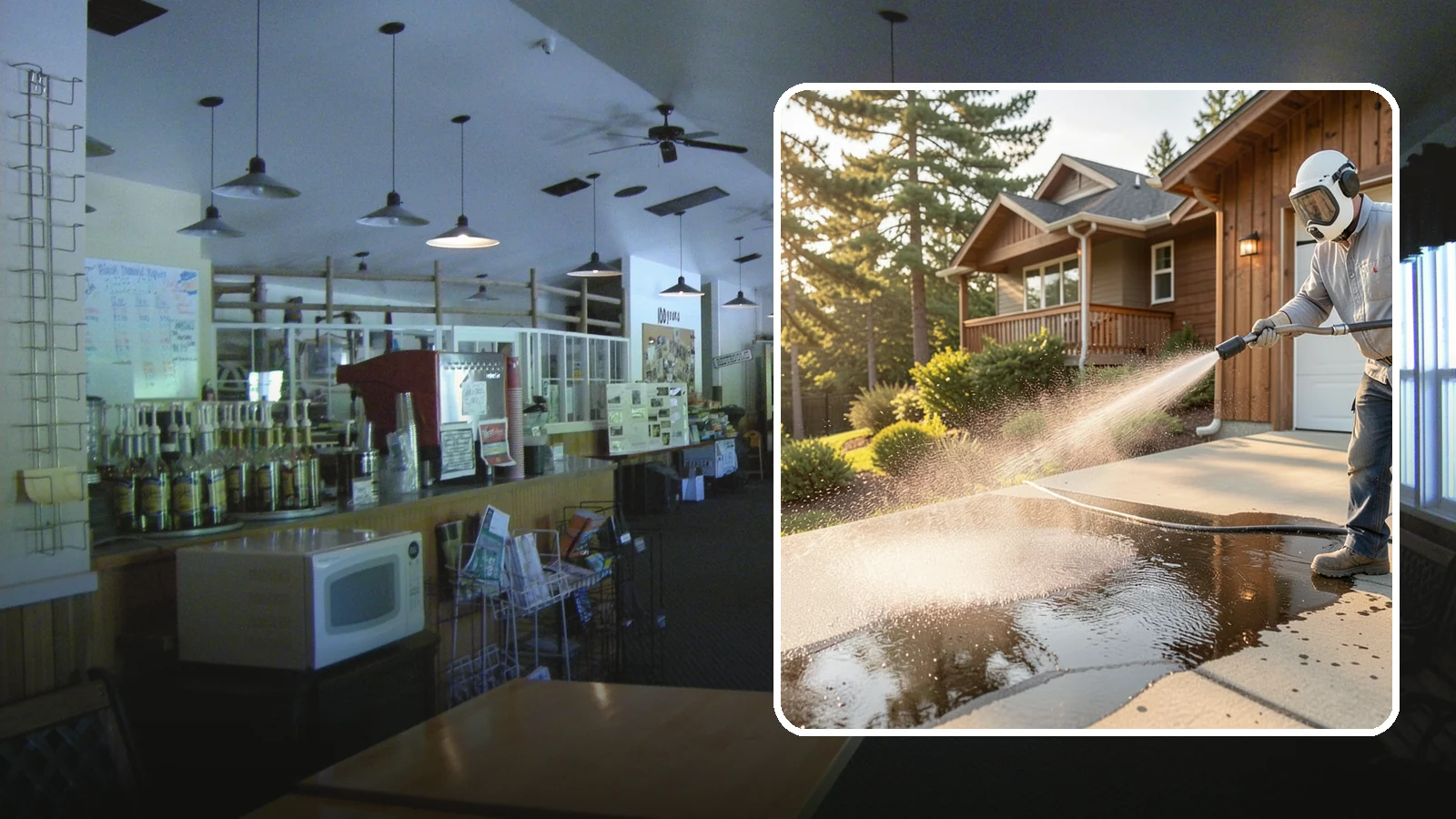 Battery Acid Stain Removal in Black Diamond, King County, WA - Specialized neutralization and removal of battery acid stains and etching from concrete and garage floors.