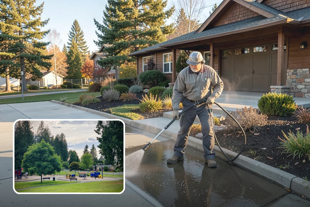 Battery Acid Stain Removal in Bonney Lake, Pierce County, WA - Neutralizes acid to halt ongoing concrete damage