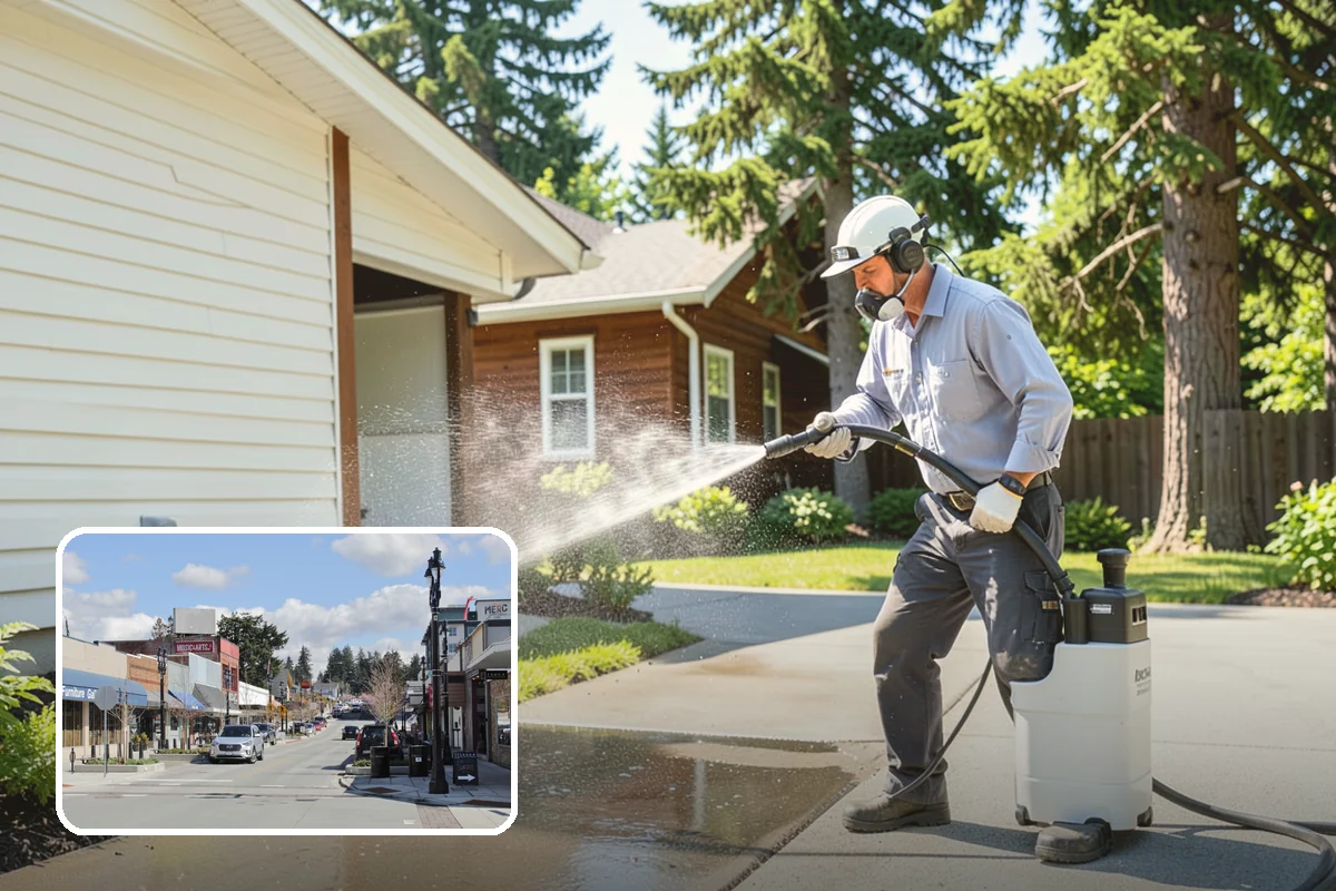 Battery Acid Stain Removal in Bothell, King County, WA - Neutralizes acid to halt ongoing concrete damage