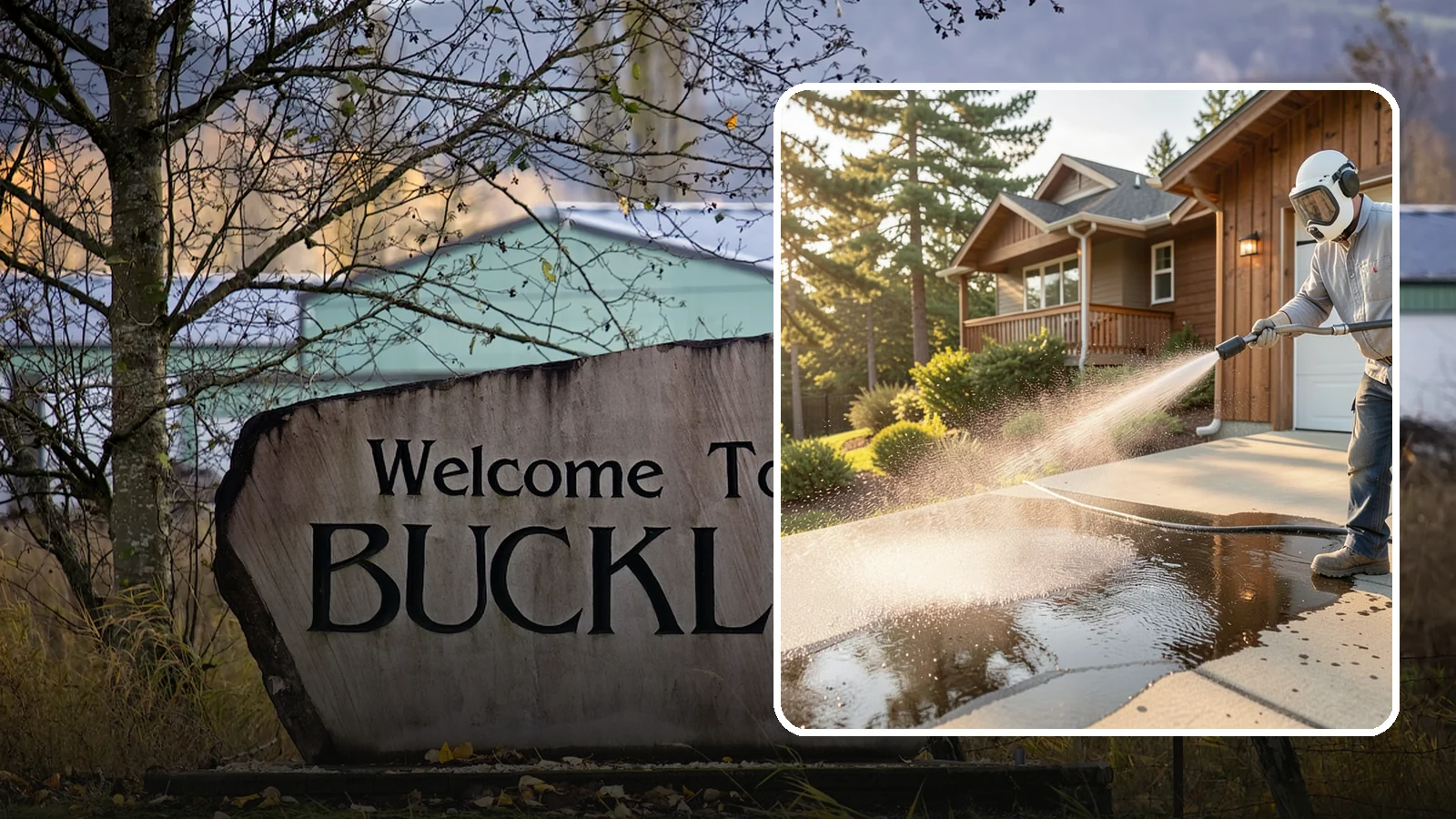 Battery Acid Stain Removal in Buckley, Pierce County, WA - Specialized neutralization and removal of battery acid stains and etching from concrete and garage floors.