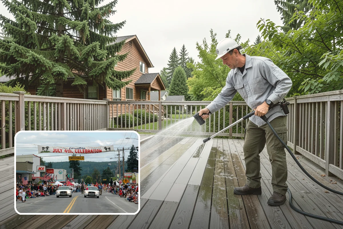 Battery Acid Stain Removal in Carnation, King County, WA - Neutralizes acid to halt ongoing concrete damage