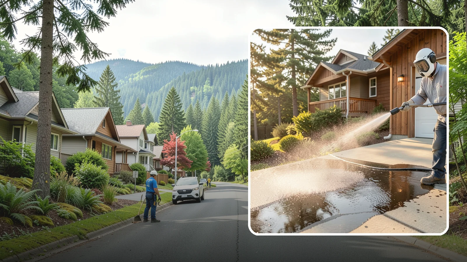 Battery Acid Stain Removal in Darrington, Snohomish County, WA - Specialized neutralization and removal of battery acid stains and etching from concrete and garage floors.