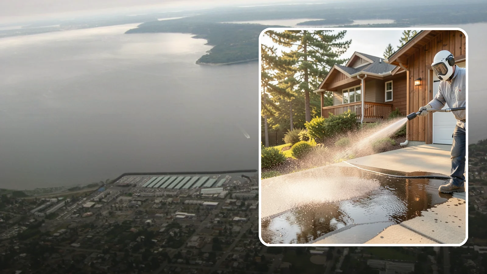 Battery Acid Stain Removal in Des Moines, King County, WA - Specialized neutralization and removal of battery acid stains and etching from concrete and garage floors.