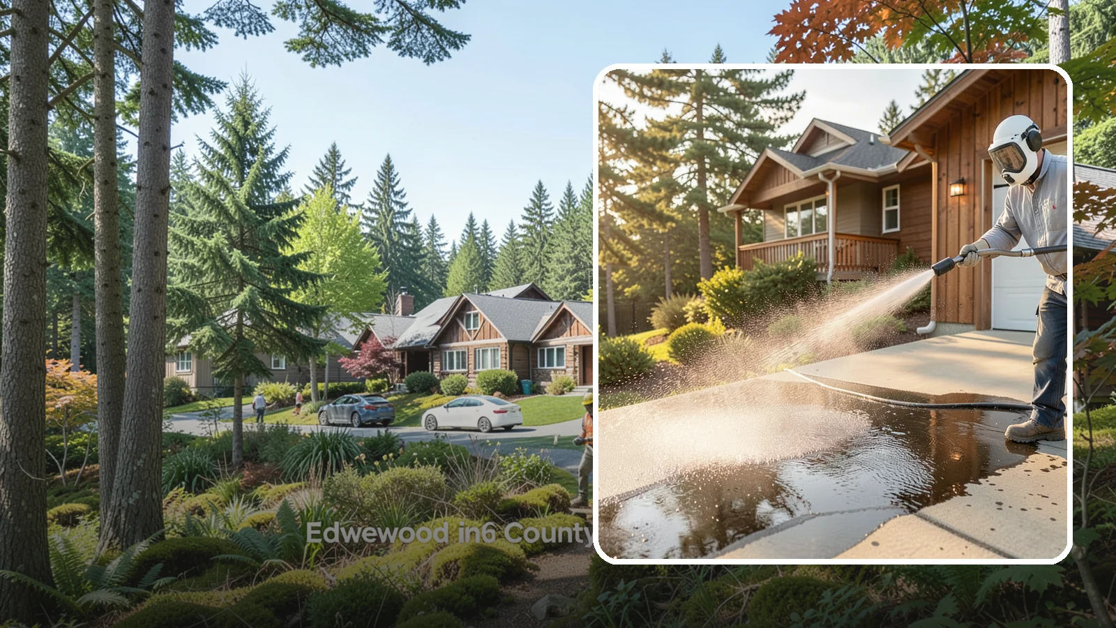 Battery Acid Stain Removal in Edgewood, Pierce County, WA - Specialized neutralization and removal of battery acid stains and etching from concrete and garage floors.