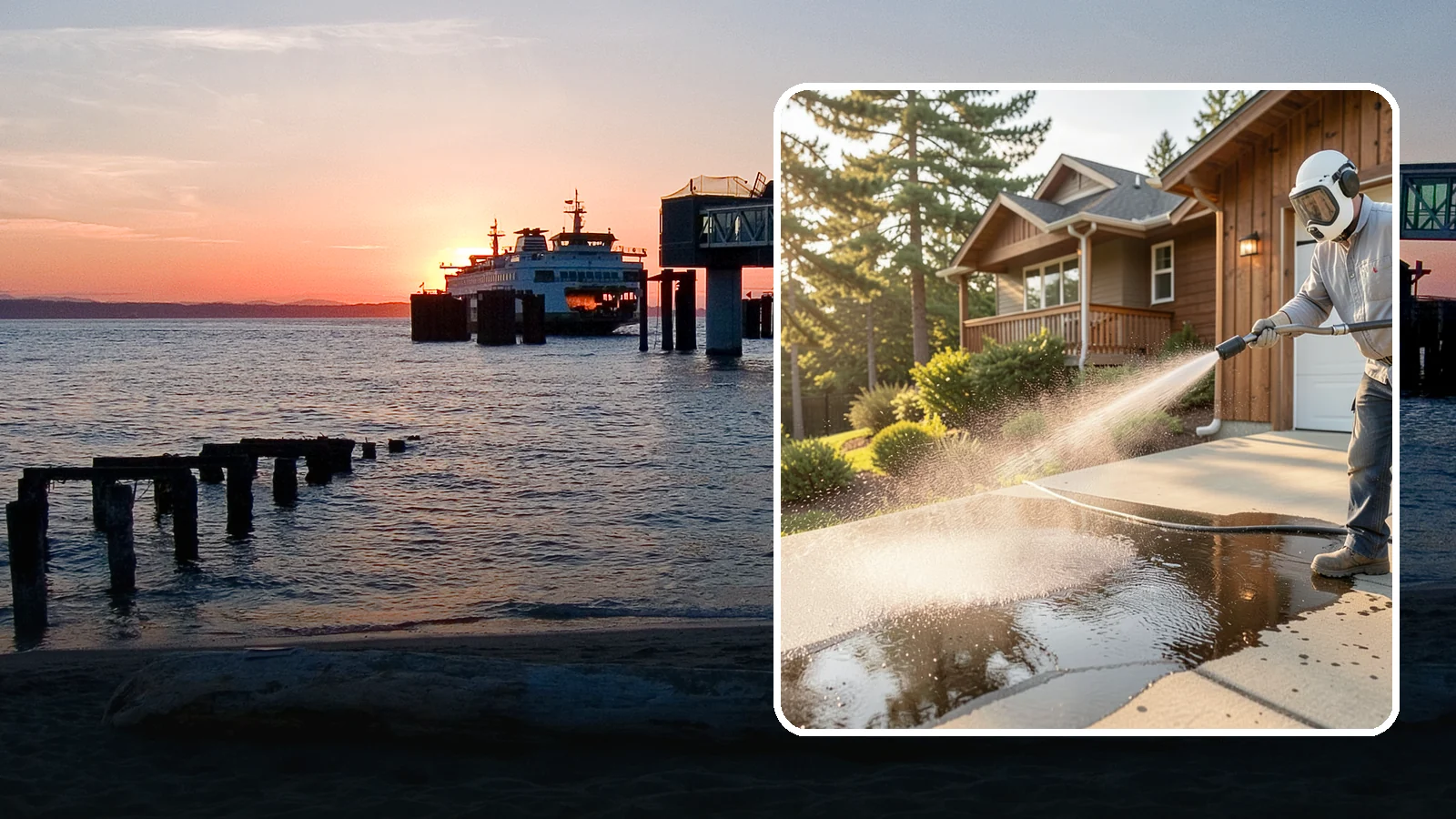 Battery Acid Stain Removal in Edmonds, Snohomish County, WA - Specialized neutralization and removal of battery acid stains and etching from concrete and garage floors.